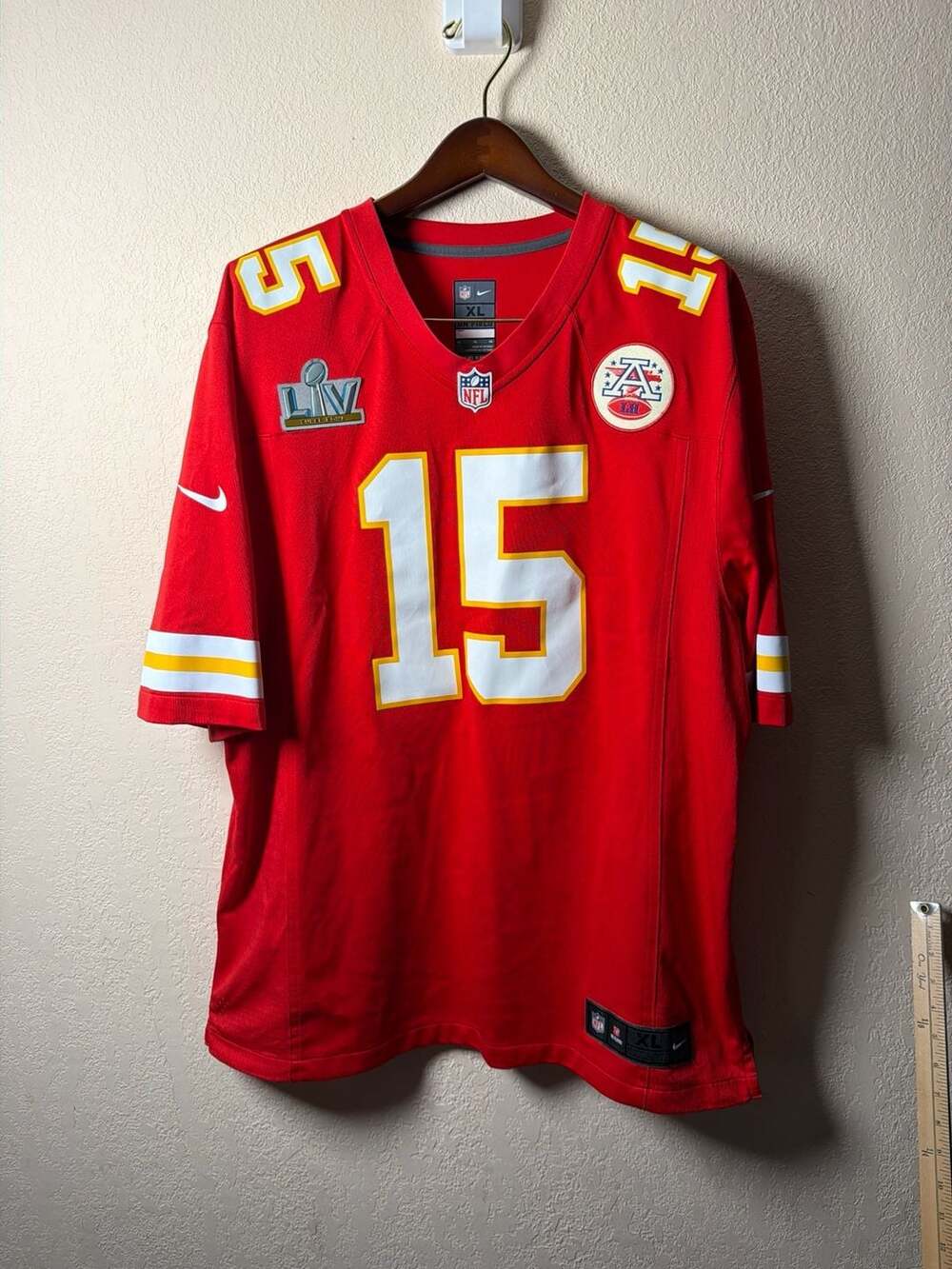 Nike Kansas City Chiefs Patrick Mahomes Super Bowl LIV Game Jersey Size XL